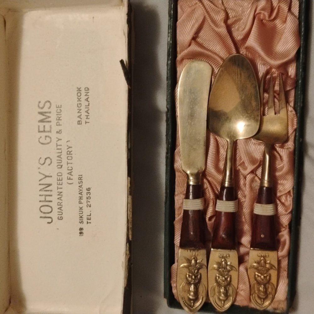 Vintage spoon knife fork